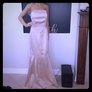 Wedding bridesmaid formal corset mermaid dress